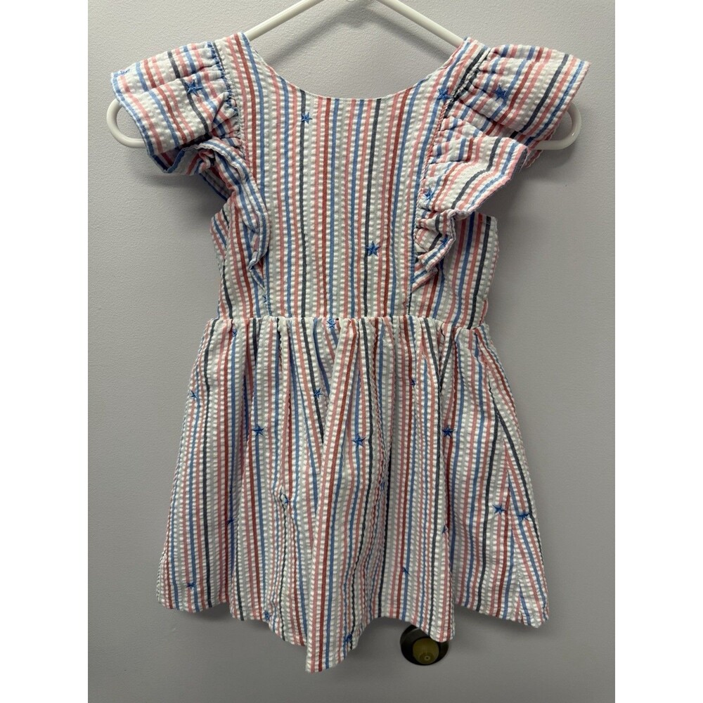 Cat & Jack Stars And Stripes Forth If July Dress Size 5